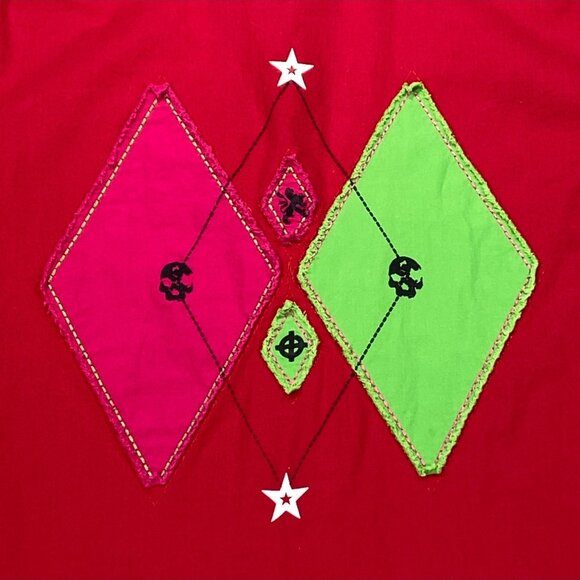 Furor Jeans for Hooligans Shirt Mens Large Red Stretch Short Sleeve Button Up - Picture 11 of 13